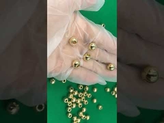 貫通穴のある鋼球